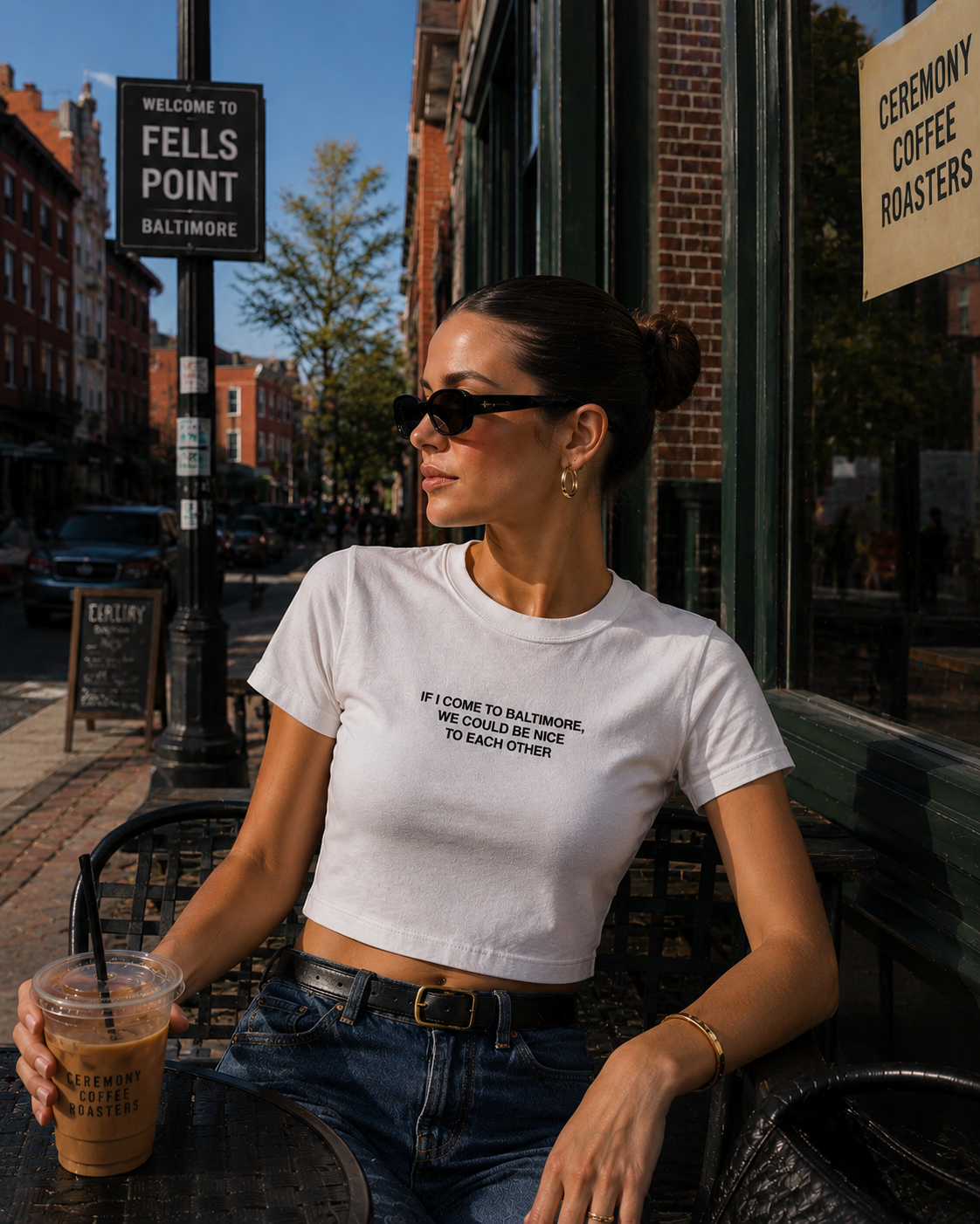NICE TO EACH OTHER BALTIMORE BABY TEE