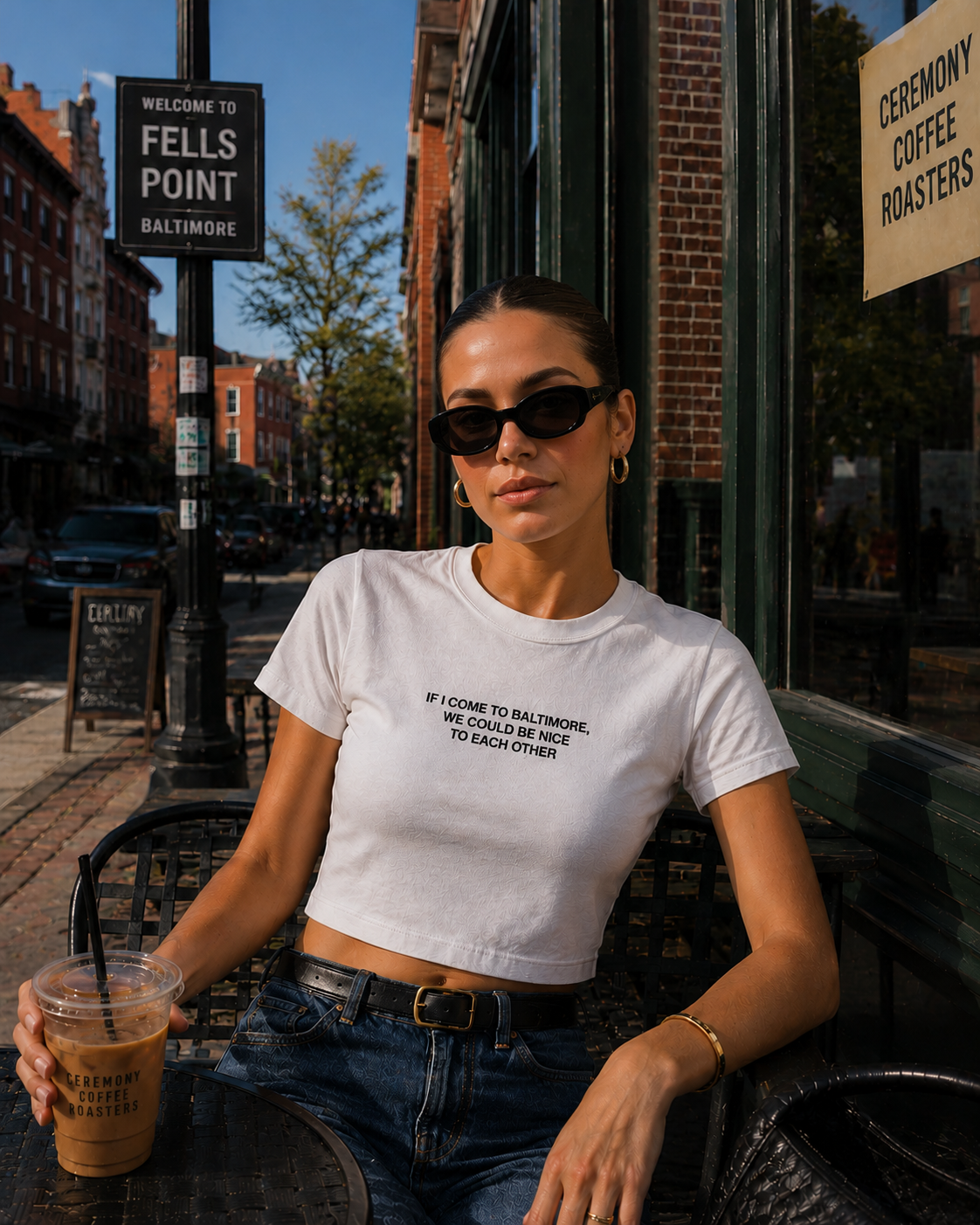 NICE TO EACH OTHER BALTIMORE BABY TEE