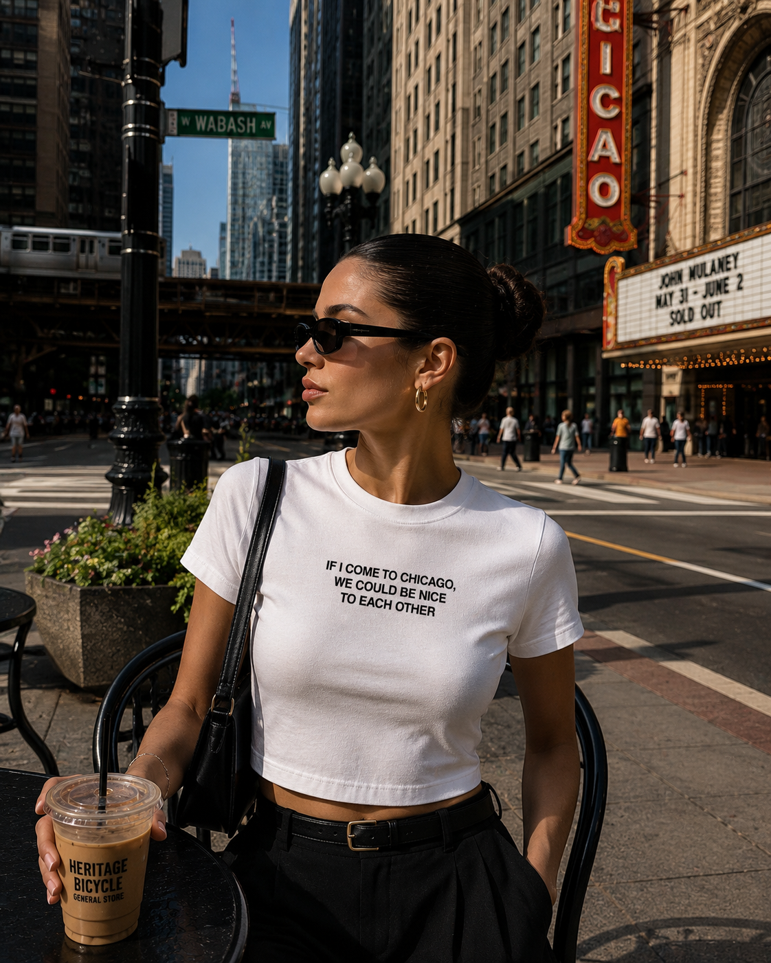 NICE TO EACH OTHER CHICAGO BABY TEE