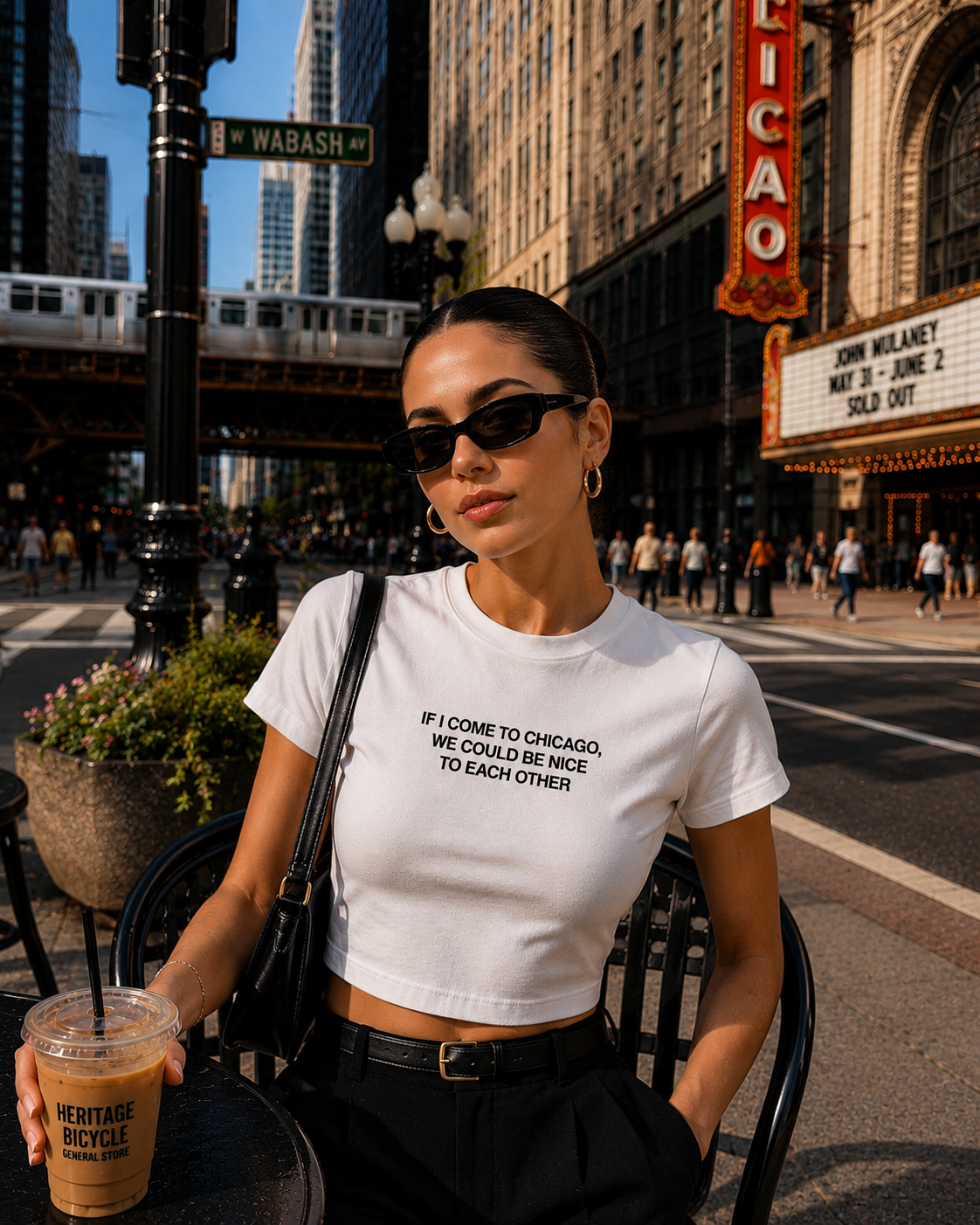 NICE TO EACH OTHER CHICAGO BABY TEE