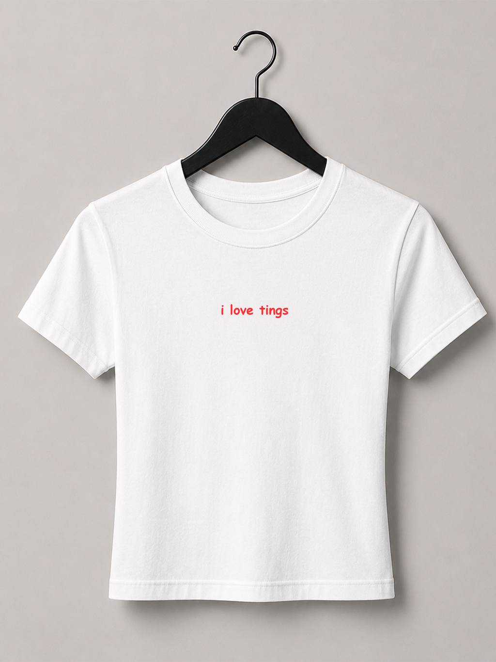 I Love Tings Baby Tee
