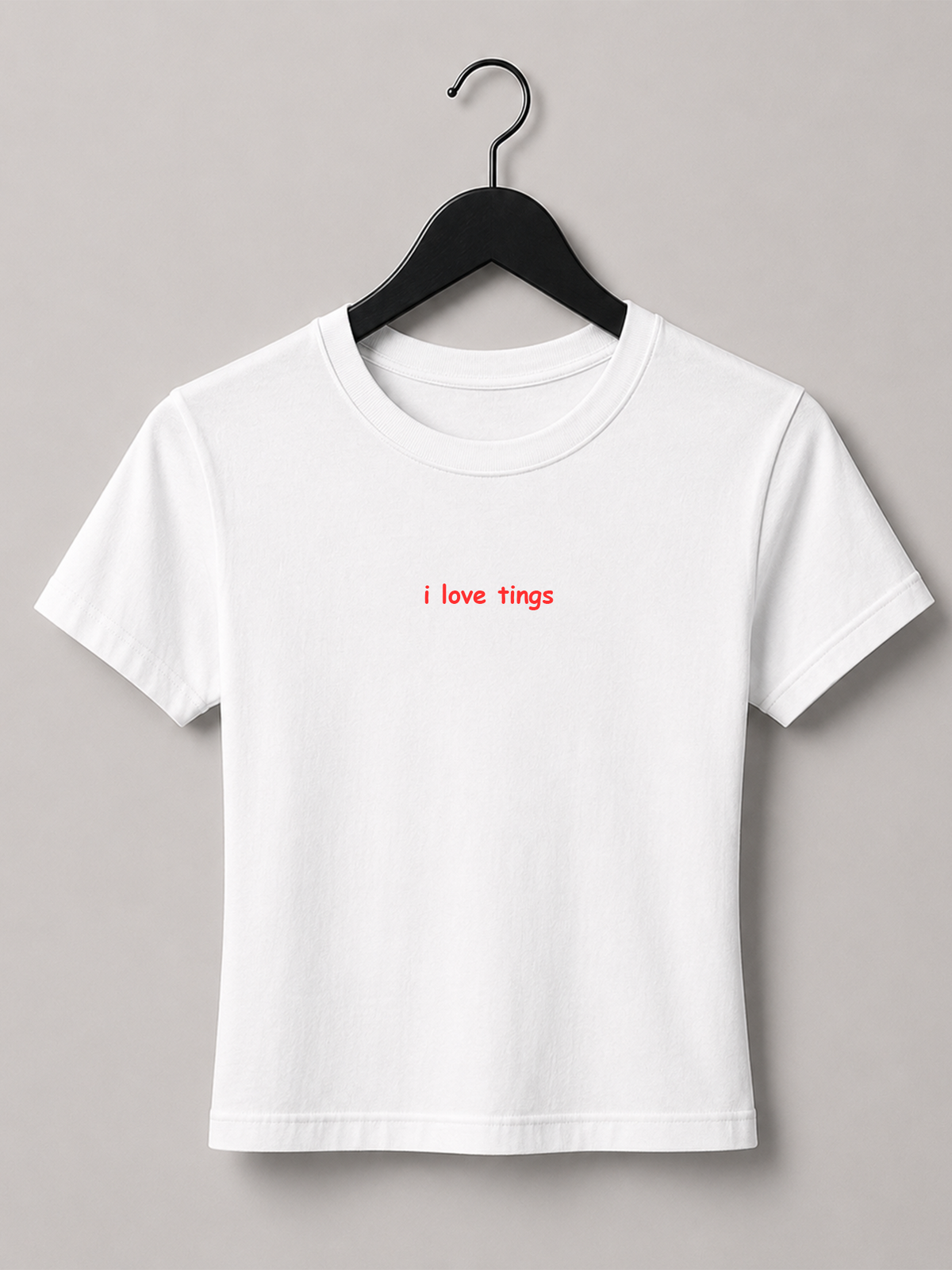 I Love Tings Baby Tee