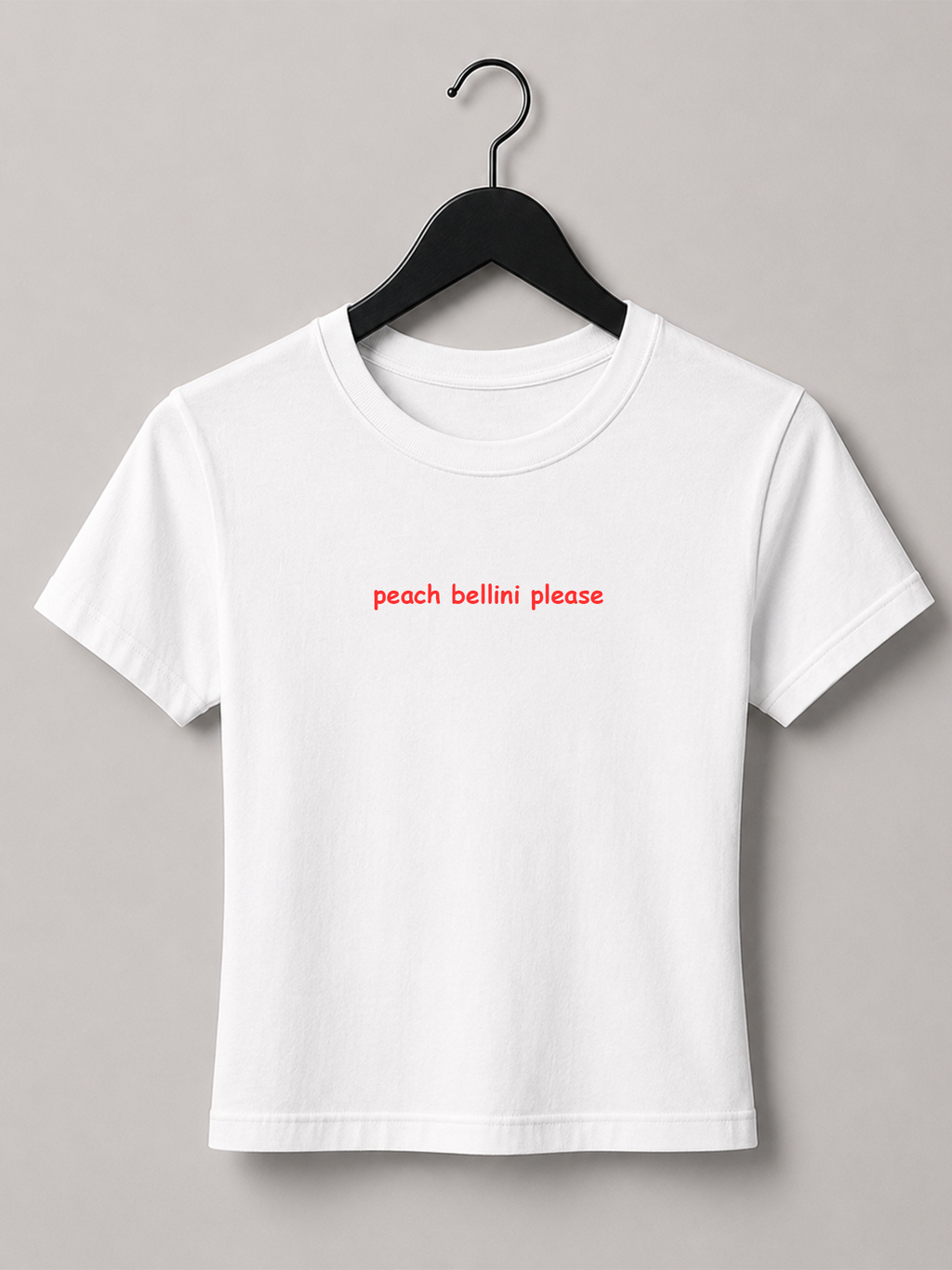 Peach Bellini Please Baby Tee