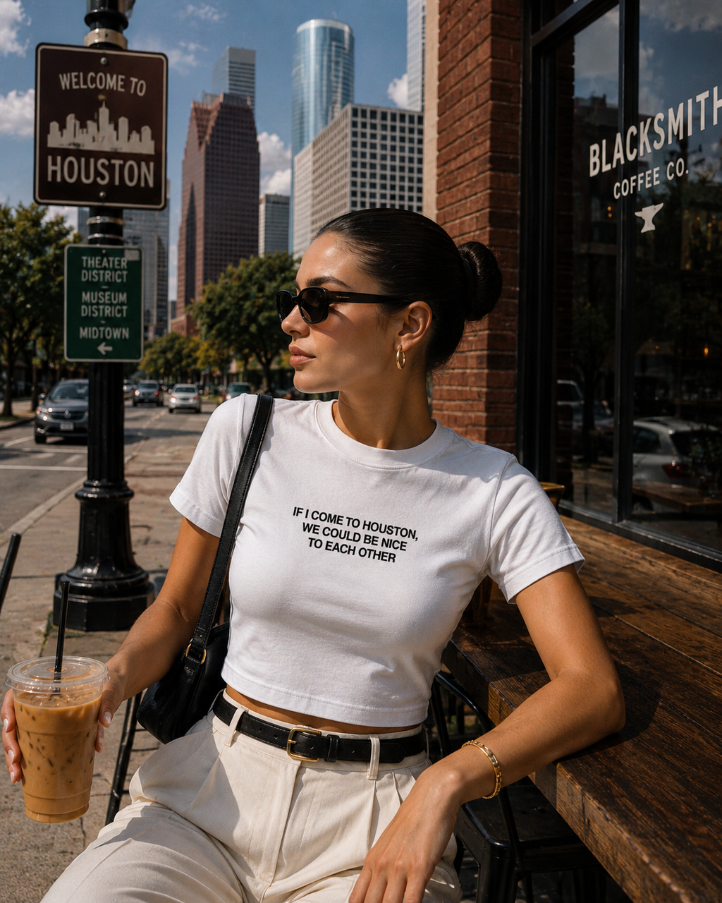 NICE TO EACH OTHER HOUSTON BABY TEE