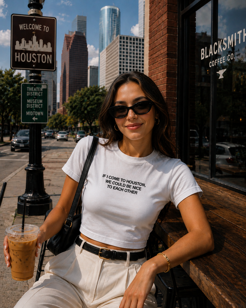 NICE TO EACH OTHER HOUSTON BABY TEE