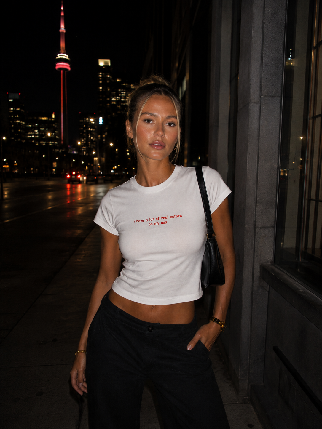 I Have A Lot Of Real Estate On My Ass Baby Tee