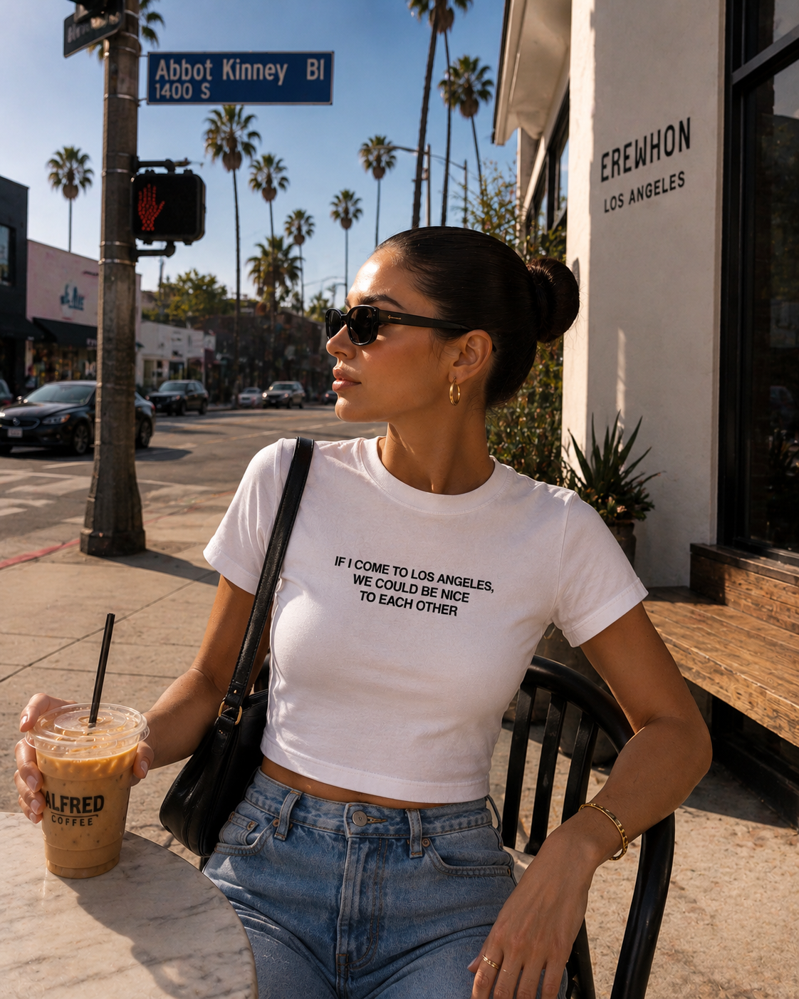 NICE TO EACH OTHER LOS ANGELES BABY TEE