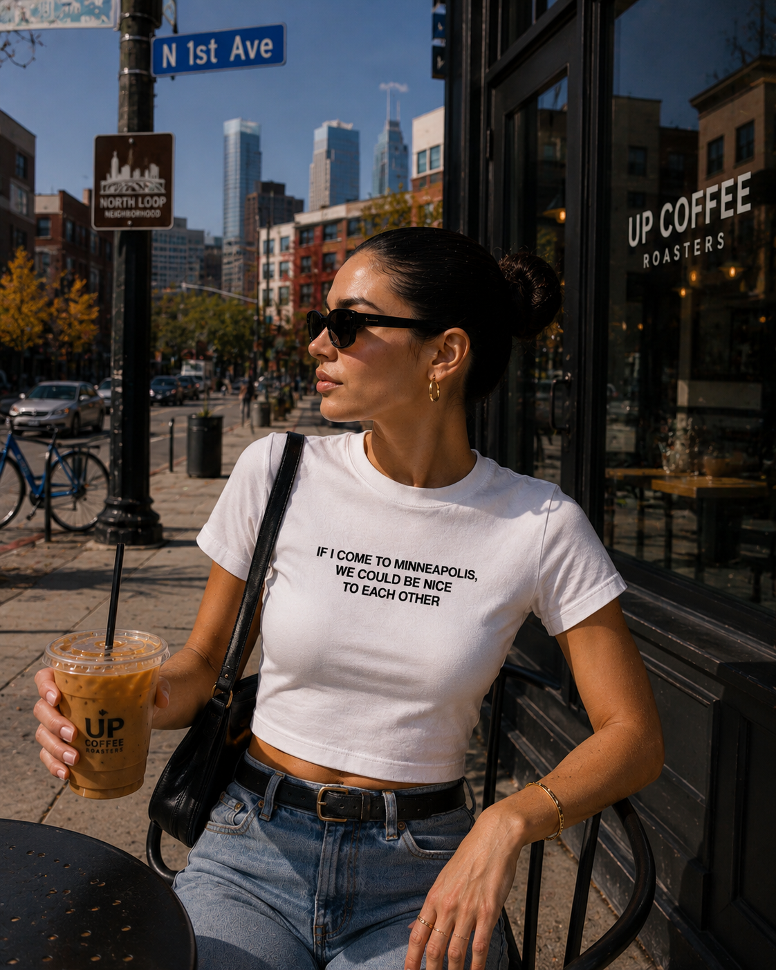NICE TO EACH OTHER MINNEAPOLIS BABY TEE