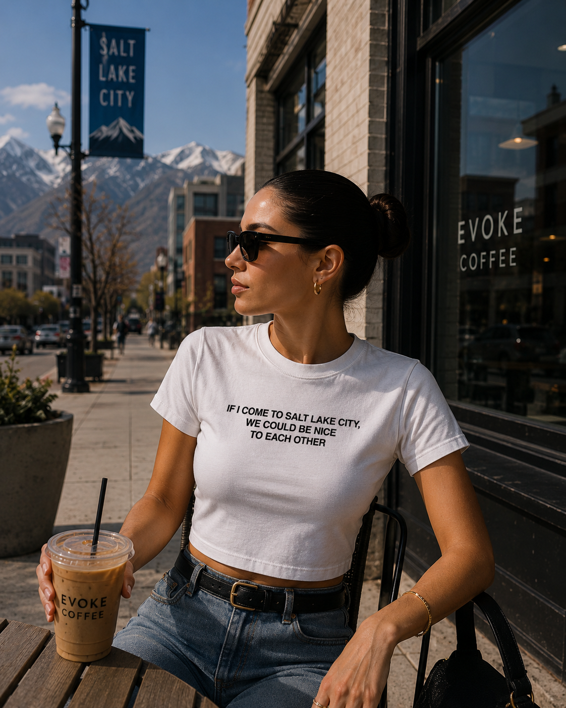 NICE TO EACH OTHER SALT LAKE CITY BABY TEE