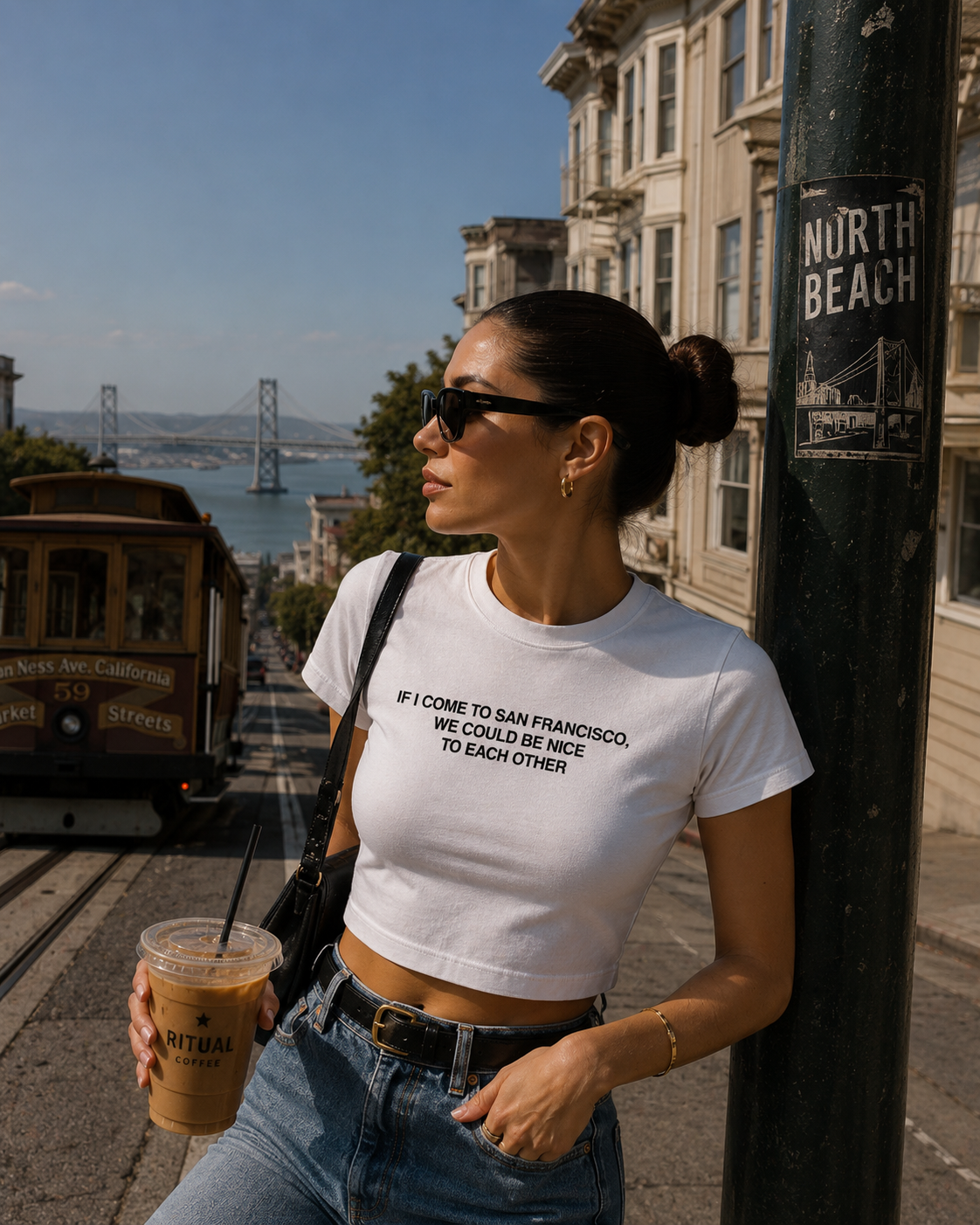 NICE TO EACH OTHER SAN FRANCISCO BABY TEE