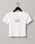 ni hao fine shyt Baby Tee