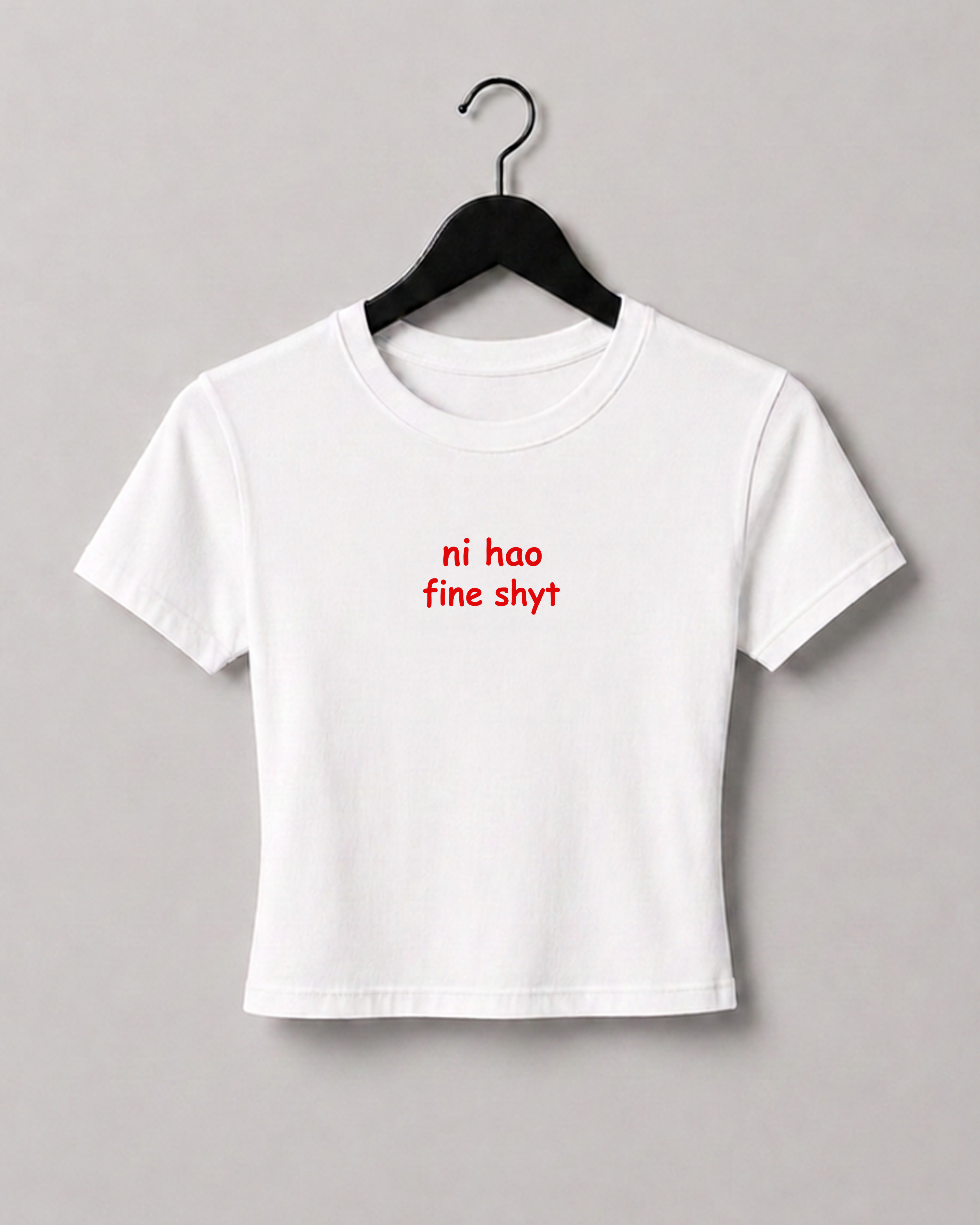 ni hao fine shyt Baby Tee