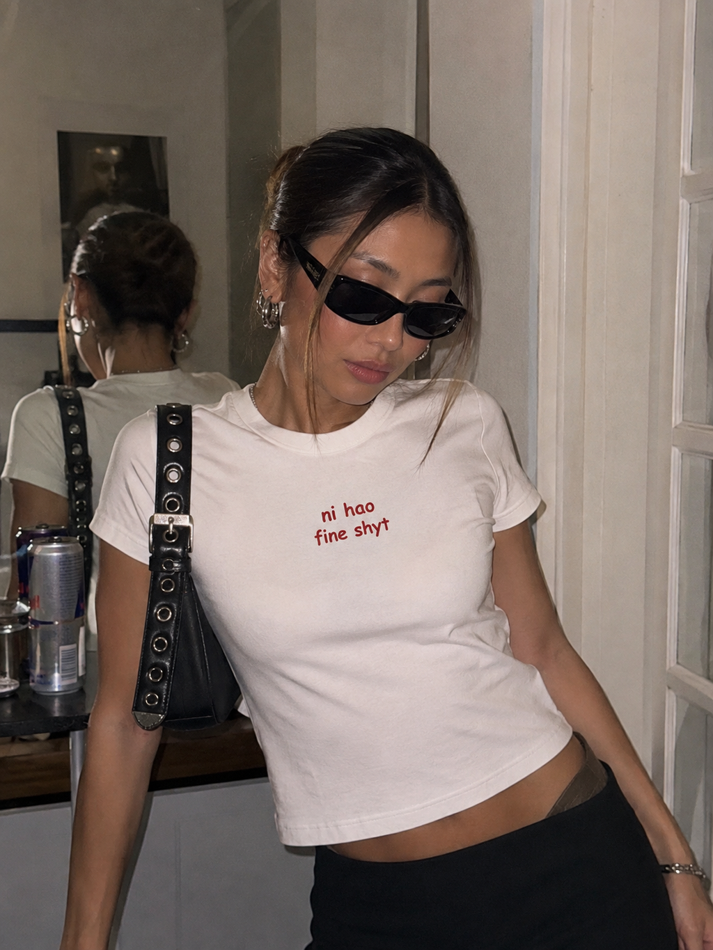 ni hao fine shyt Baby Tee